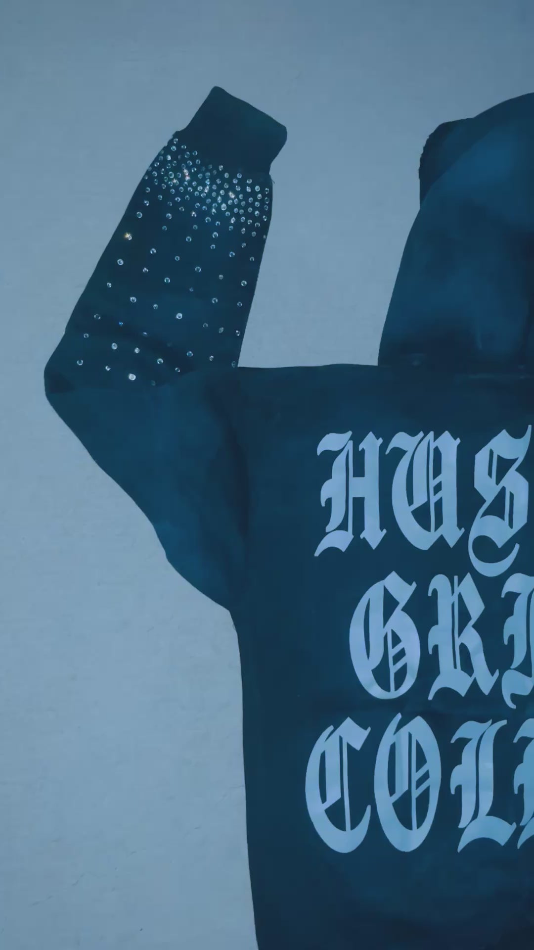 Nightmare Heavy Hoodie rhinestones